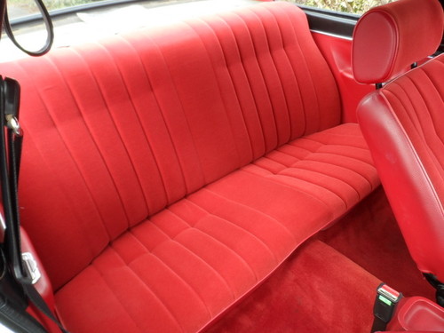 1978 Opel Manta 1.9 SR Berlinetta Coupe Rear Interior