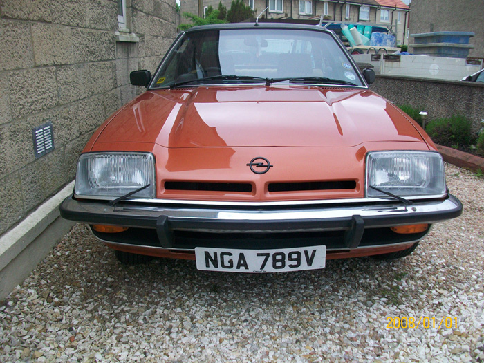 1980 Opel Manta 2.0 SR Berlinetta Coupe Front