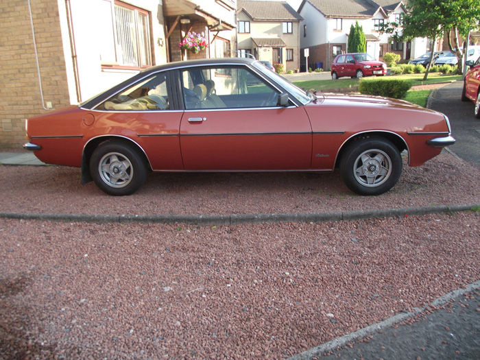 1980 Opel Manta 2.0 SR Berlinetta Coupe Right Side