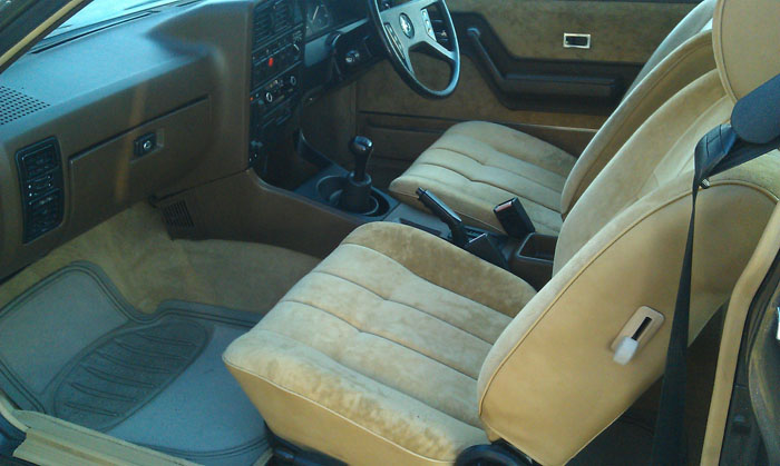 1981 Opel Monza 3.0E S Series 1.5 Front Interior