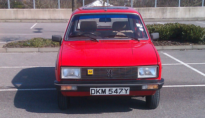 1982 Peugeot 104 SR Front