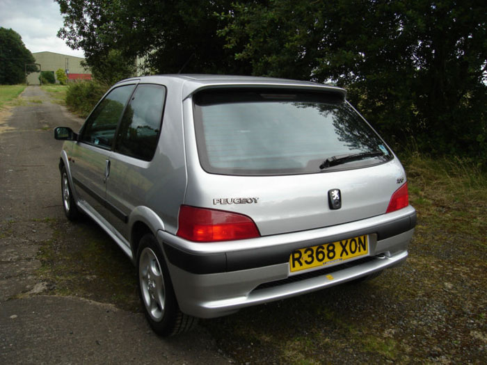 1998 peugeot 106 gti back