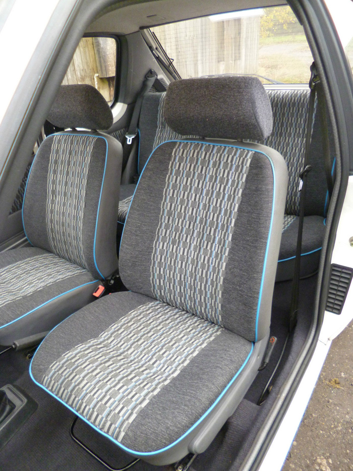 1990 Peugeot 205 1.1 Look Front Interior Seats