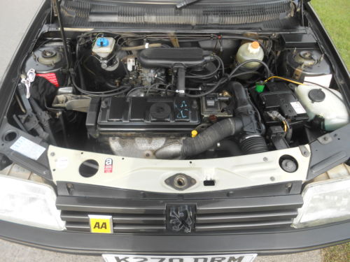 1992 Peugeot 205 1.4 GR Engine Bay