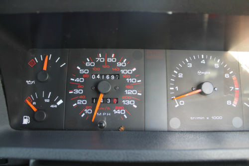 1985 Peugeot 205 1.6 GTi Dashboard Gauges