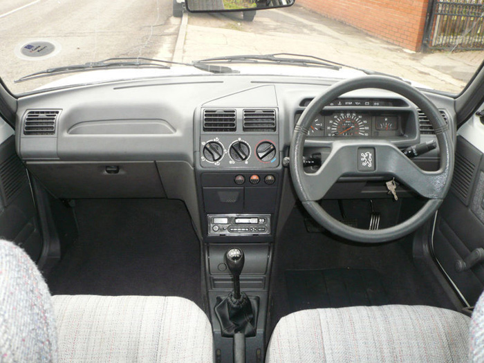 1991 Peugeot 205 GRD Interior Dashboard
