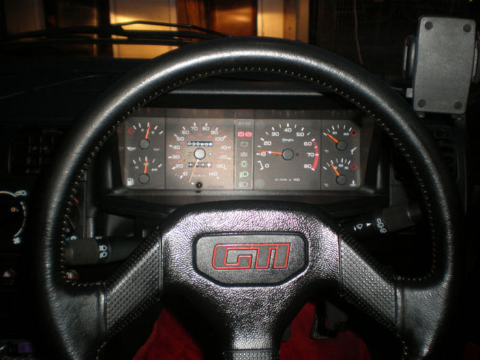 1992 peugeot 205 grey dashboard