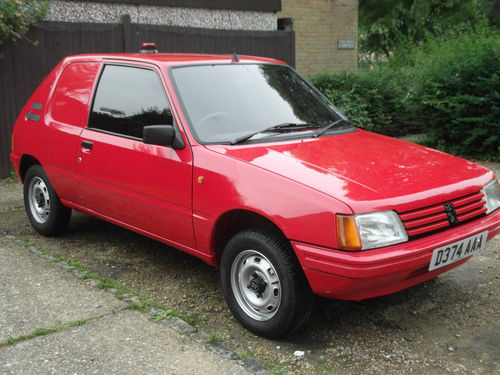 1986 Peugeot 205 XA Van 1