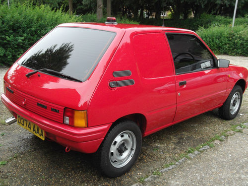 1986 Peugeot 205 XA Van 2