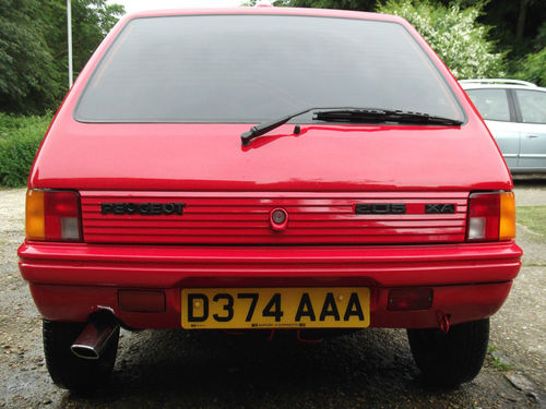 1986 Peugeot 205 XA Van Back