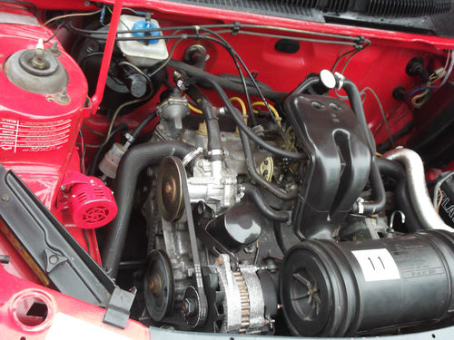 1986 Peugeot 205 XA Van Engine Bay