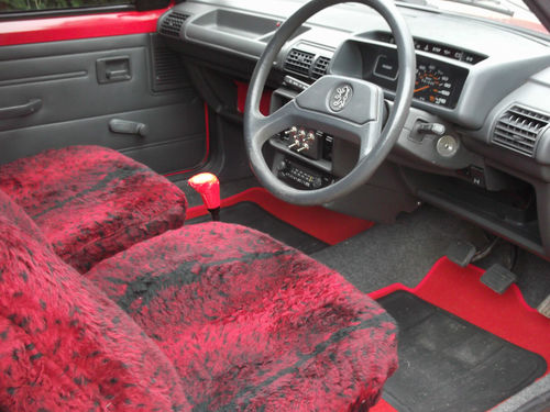 1986 Peugeot 205 XA Van Interior