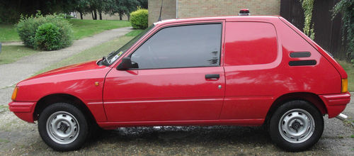 1986 Peugeot 205 XA Van Left Side