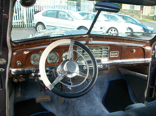 1950 plymouth special deluxe 4 door sedan 318ci small block v8 interior dashboard