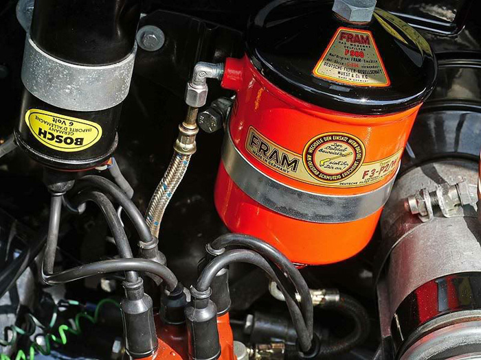 1957 Porsche Speedster Engine Bay Closeup