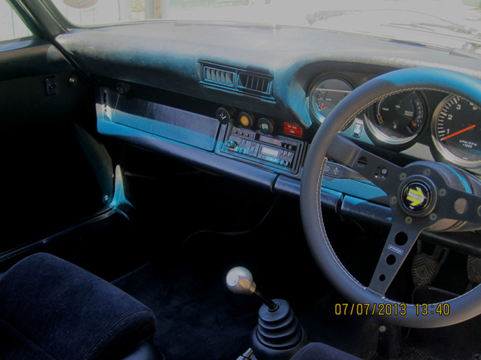 1975 Porsche 911 3.0 RSR Recreation Interior Dashboard