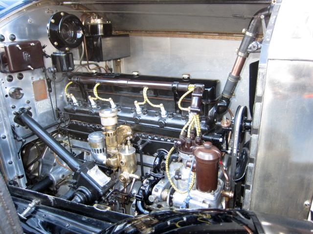 1927 rolls-royce 20hp hooper saloon engine bay 1