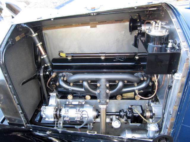 1927 rolls-royce 20hp hooper saloon engine bay 2