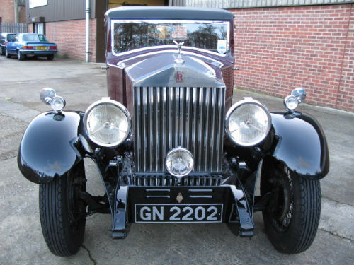 1930 rolls-royce 20 25 sports saloon by barker front