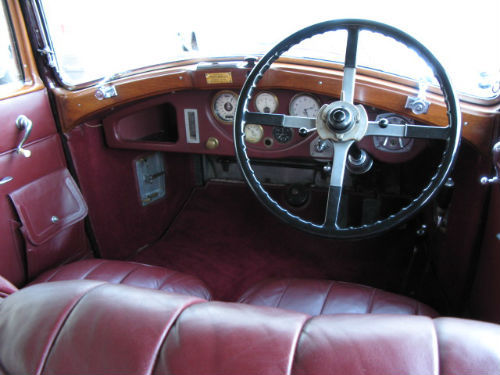 1930 rolls-royce 20 25 sports saloon by barker interior 1