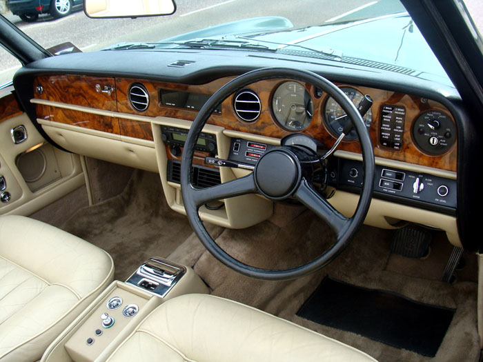 1982 rolls royce corniche series ii convertible rhd interior 2