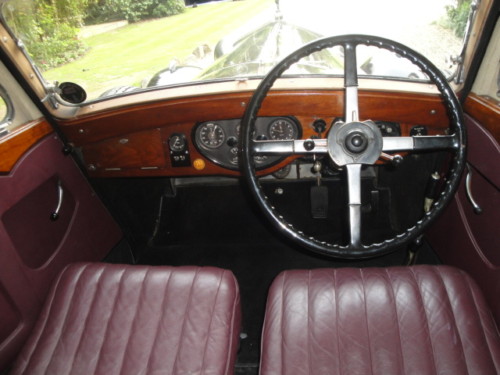 1930 rolls royce phantom ii sports saloon interior dashboard