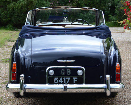 1959 Rolls Royce Silver Cloud 1 H.J. Mulliner Convertible Back