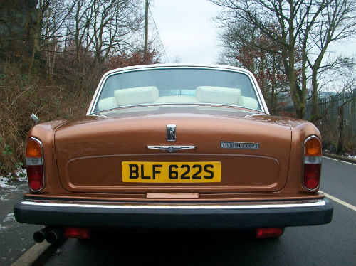 1977 rolls royce shadow ii classic car back