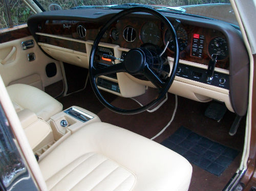 1977 rolls royce shadow ii classic car interior 2