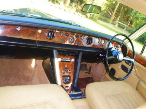 1972 rolls royce silver shadow 6.75l v8 interior 1