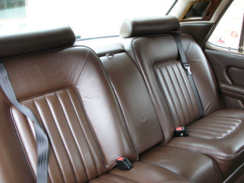 1982 rolls-royce silver spur rear seats