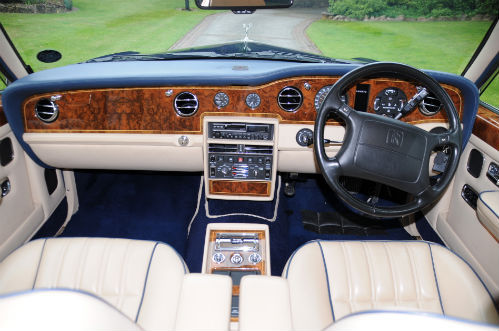 1995 rolls-royce silver spirit 6.8 auto iii interior dashboard