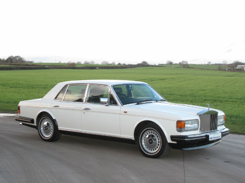 1991 rolls royce silver spirit ii acrylic white 1