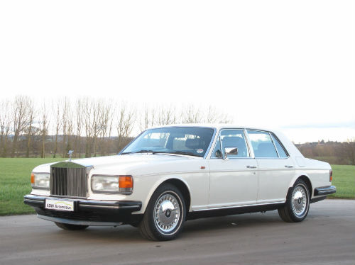 1991 rolls royce silver spirit ii acrylic white 2