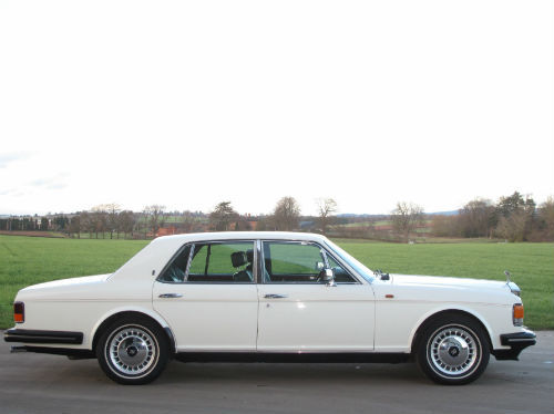 1991 rolls royce silver spirit ii acrylic white 3