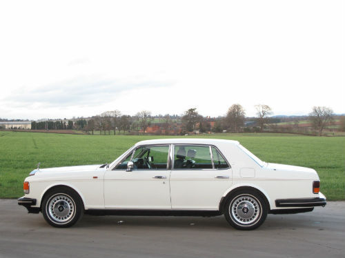 1991 rolls royce silver spirit ii acrylic white 4