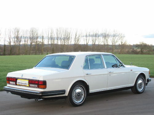 1991 rolls royce silver spirit ii acrylic white 6