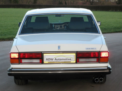 1991 rolls royce silver spirit ii acrylic white back