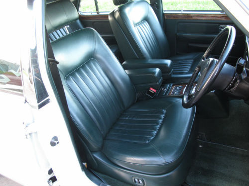 1991 rolls royce silver spirit ii acrylic white front seats