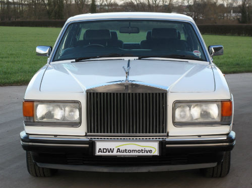 1991 rolls royce silver spirit ii acrylic white front