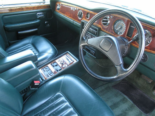 1991 rolls royce silver spirit ii acrylic white interior 2