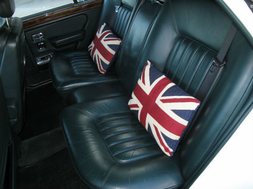 1991 rolls royce silver spirit ii acrylic white rear seats