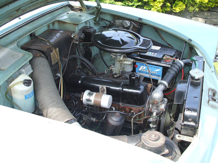 1958 Hillman Minx Jubilee Engine Bay