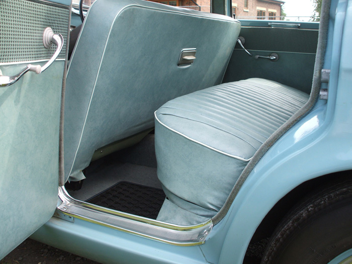 1958 Hillman Minx Jubilee Rear Interior