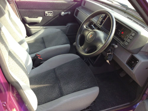 1996 Rover 100 Knightsbridge SE Purple Front Interior 2