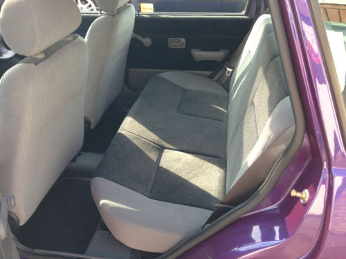 1996 Rover 100 Knightsbridge SE Purple Rear Interior