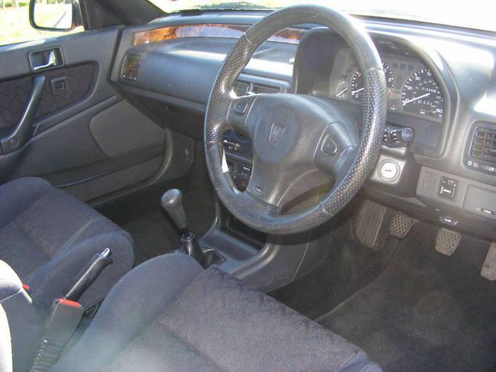 1994 rover 216 coupe interior