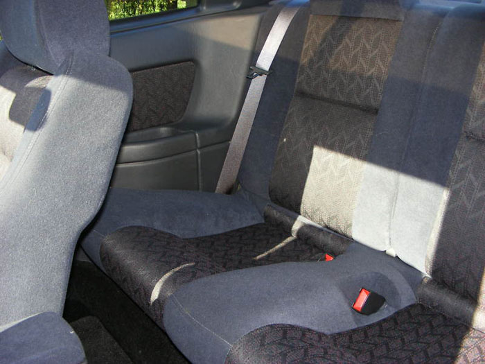 1994 rover 216 coupe rear seats