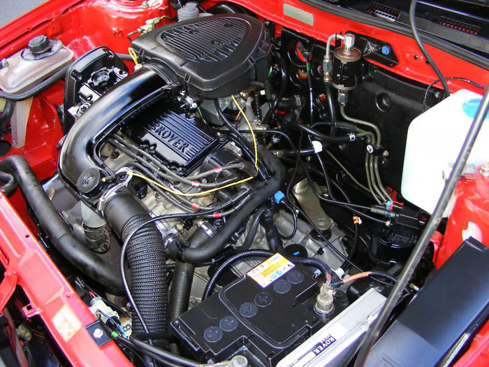 1994 rover 214 i 8v engine bay