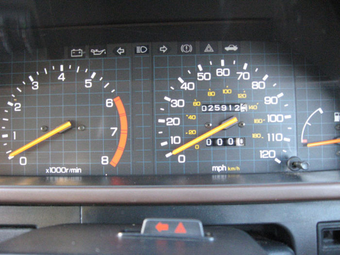 1985 rover 216 efi vanden plas dashboard